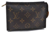 Auth Louis Vuitton Monogram Poche Toilette 15 Cosmetics Pouch M47546 LV 9697C