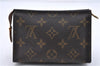 Auth Louis Vuitton Monogram Poche Toilette 15 Cosmetics Pouch M47546 LV 9697C