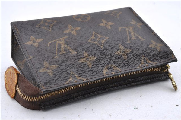 Auth Louis Vuitton Monogram Poche Toilette 15 Cosmetics Pouch M47546 LV 9697C
