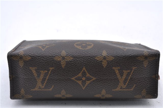 Auth Louis Vuitton Monogram Poche Toilette 15 Cosmetics Pouch M47546 LV 9697C
