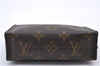 Auth Louis Vuitton Monogram Poche Toilette 15 Cosmetics Pouch M47546 LV 9697C