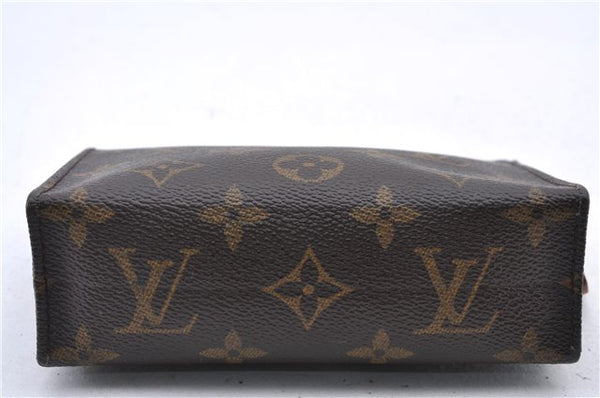 Auth Louis Vuitton Monogram Poche Toilette 15 Cosmetics Pouch M47546 LV 9697C