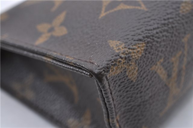 Auth Louis Vuitton Monogram Poche Toilette 15 Cosmetics Pouch M47546 LV 9697C