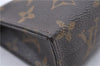Auth Louis Vuitton Monogram Poche Toilette 15 Cosmetics Pouch M47546 LV 9697C