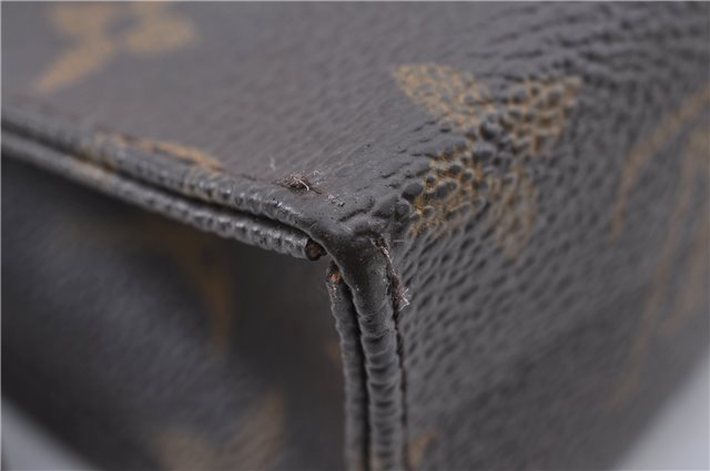 Auth Louis Vuitton Monogram Poche Toilette 15 Cosmetics Pouch M47546 LV 9697C