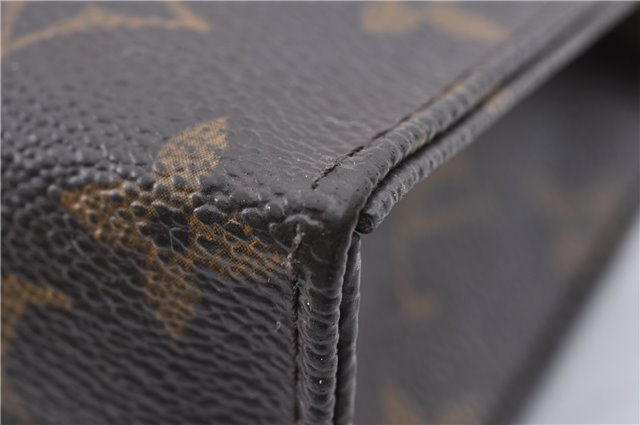 Auth Louis Vuitton Monogram Poche Toilette 15 Cosmetics Pouch M47546 LV 9697C