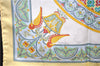 Authentic HERMES Carre 90 Scarf "CIELS BYZANTINS" Silk Yellow Box 9697D