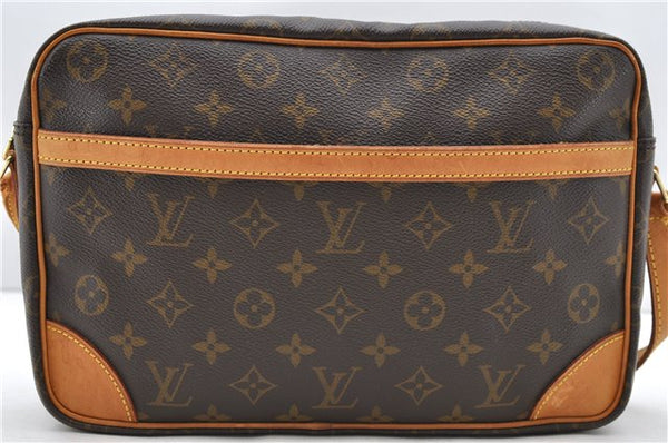 Auth Louis Vuitton Monogram Trocadero 30 Shoulder Cross Body Bag M51272 LV 9700C