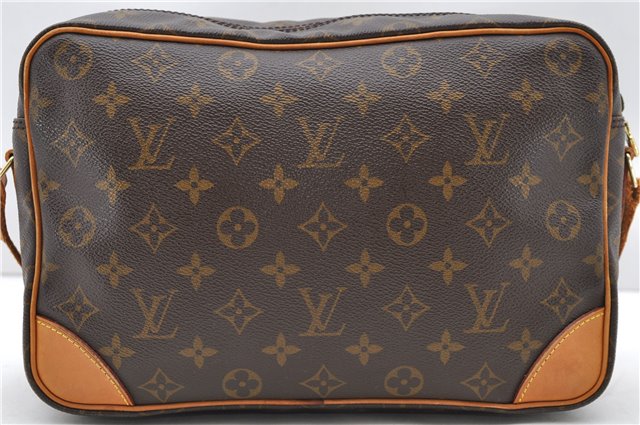 Auth Louis Vuitton Monogram Trocadero 30 Shoulder Cross Body Bag M51272 LV 9700C