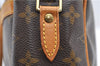 Auth Louis Vuitton Monogram Trocadero 30 Shoulder Cross Body Bag M51272 LV 9700C