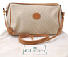 Authentic GUCCI Micro GG PVC Leather Shoulder Cross Body Bag Purse Ivory 9701C