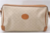 Authentic GUCCI Micro GG PVC Leather Shoulder Cross Body Bag Purse Ivory 9701C