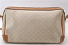 Authentic GUCCI Micro GG PVC Leather Shoulder Cross Body Bag Purse Ivory 9701C