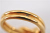 Authentic HERMES Scarf Ring Atame Circle Knot Design Gold Tone 9702F