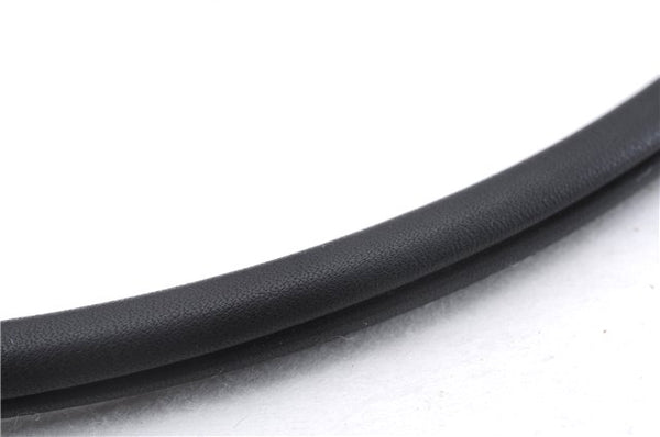 Authentic GUCCI Shoulder Hand Bag Purse GG Canvas Leather 0013814 Black 9704D