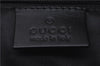 Authentic GUCCI Shoulder Hand Bag Purse GG Canvas Leather 0013814 Black 9704D