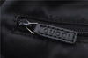 Authentic GUCCI Shoulder Hand Bag Purse GG Canvas Leather 0013814 Black 9704D