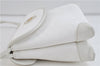 Authentic GUCCI Micro GG PVC Leather Shoulder Cross Body Bag Purse White 9705C