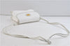 Authentic GUCCI Micro GG PVC Leather Shoulder Cross Body Bag Purse White 9705C