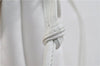 Authentic GUCCI Micro GG PVC Leather Shoulder Cross Body Bag Purse White 9705C