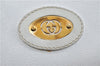 Authentic GUCCI Micro GG PVC Leather Shoulder Cross Body Bag Purse White 9705C