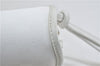 Authentic GUCCI Micro GG PVC Leather Shoulder Cross Body Bag Purse White 9705C