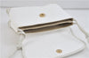 Authentic GUCCI Micro GG PVC Leather Shoulder Cross Body Bag Purse White 9705C
