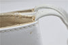 Authentic GUCCI Micro GG PVC Leather Shoulder Cross Body Bag Purse White 9705C