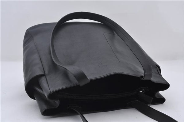 Authentic PRADA Leather Shoulder Hand Bag Purse Black 9705D