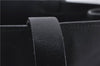 Authentic PRADA Leather Shoulder Hand Bag Purse Black 9705D