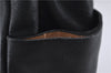 Authentic PRADA Leather Shoulder Hand Bag Purse Black 9705D