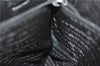 Authentic PRADA Leather Shoulder Hand Bag Purse Black 9705D