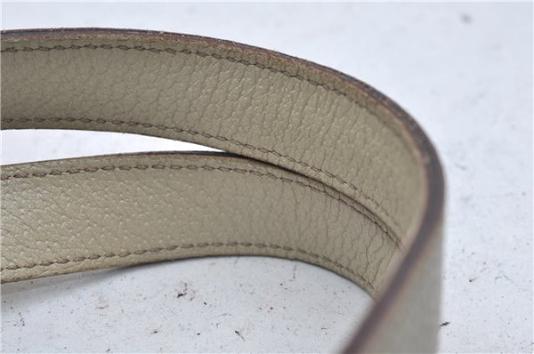 Authentic GUCCI Abbey Shoulder Tote Bag GG Canvas Leather 141470 Brown 9706D