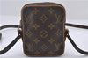 Auth Louis Vuitton Monogram Mini Poche Danube Shoulder Cross Bag M45268 LV 9709D