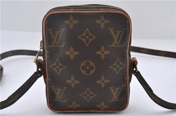 Auth Louis Vuitton Monogram Mini Poche Danube Shoulder Cross Bag M45268 LV 9709D