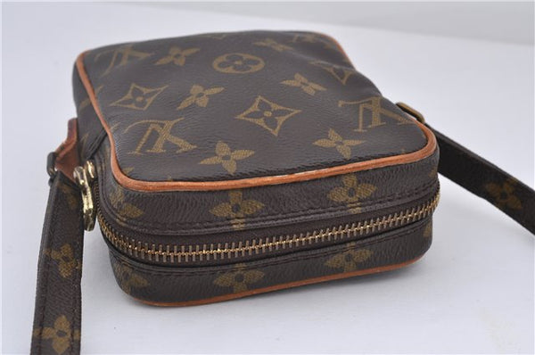 Auth Louis Vuitton Monogram Mini Poche Danube Shoulder Cross Bag M45268 LV 9709D