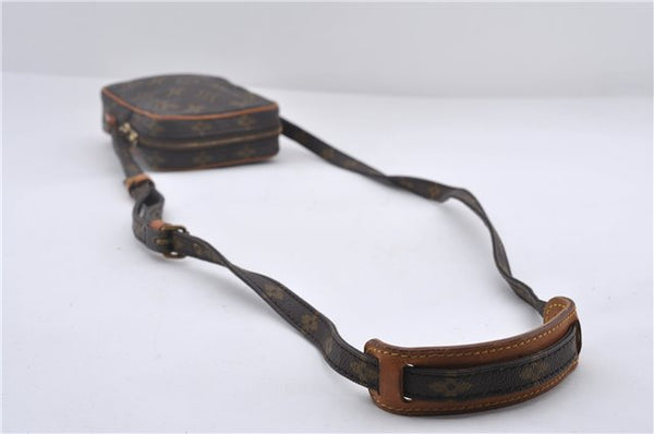 Auth Louis Vuitton Monogram Mini Poche Danube Shoulder Cross Bag M45268 LV 9709D