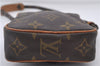 Auth Louis Vuitton Monogram Mini Poche Danube Shoulder Cross Bag M45268 LV 9709D