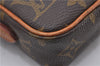 Auth Louis Vuitton Monogram Mini Poche Danube Shoulder Cross Bag M45268 LV 9709D