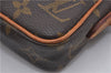 Auth Louis Vuitton Monogram Mini Poche Danube Shoulder Cross Bag M45268 LV 9709D