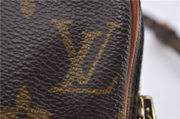 Auth Louis Vuitton Monogram Mini Poche Danube Shoulder Cross Bag M45268 LV 9709D