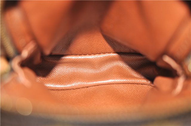 Auth Louis Vuitton Monogram Mini Poche Danube Shoulder Cross Bag M45268 LV 9709D