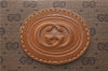Authentic GUCCI Micro GG PVC Leather Shoulder Cross Body Bag Brown 9710C