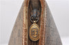 Authentic GUCCI Micro GG PVC Leather Shoulder Cross Body Bag Brown 9710C