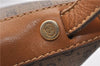Authentic GUCCI Micro GG PVC Leather Shoulder Cross Body Bag Brown 9710C