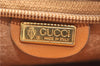 Authentic GUCCI Micro GG PVC Leather Shoulder Cross Body Bag Brown 9710C