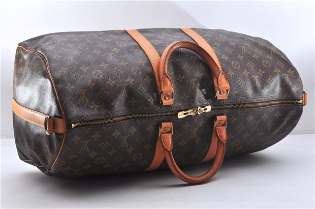 Authentic Louis Vuitton Monogram Keepall Bandouliere 55 M41414 Boston Bag 9711E