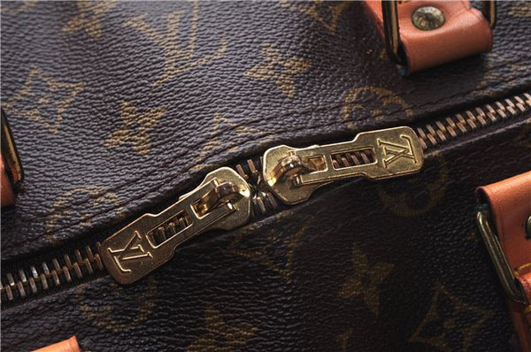 Authentic Louis Vuitton Monogram Keepall Bandouliere 55 M41414 Boston Bag 9711E