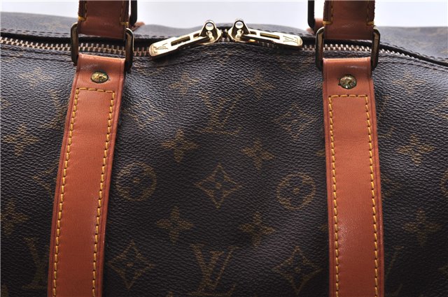 Authentic Louis Vuitton Monogram Keepall Bandouliere 55 M41414 Boston Bag 9711E