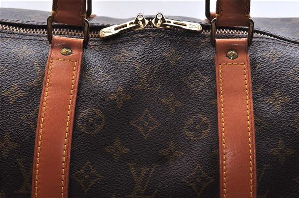 Authentic Louis Vuitton Monogram Keepall Bandouliere 55 M41414 Boston Bag 9711E